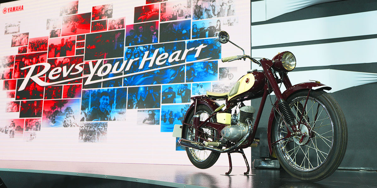 Yamaha 推出的第一台自製摩托車「YA-1」